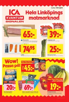 Förhandsgranska reklamblad Linköping från butik ICA Kvantum gäller från 06/04/2026