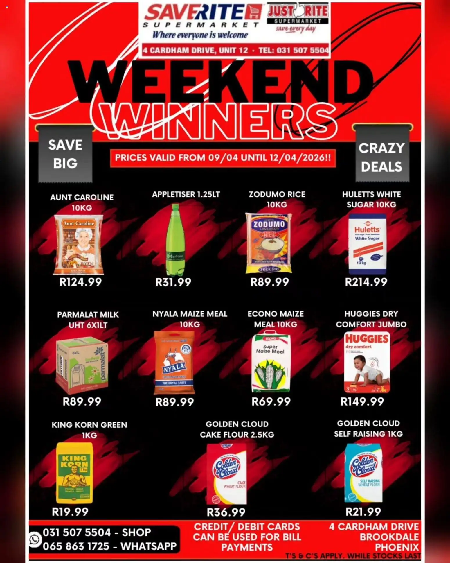 Preview of Saverite flyer valid from 09/04/2026