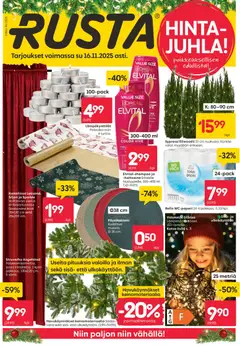 Kaupan Rusta Tarjoukset esikatselu, voimassa 10/11/2025