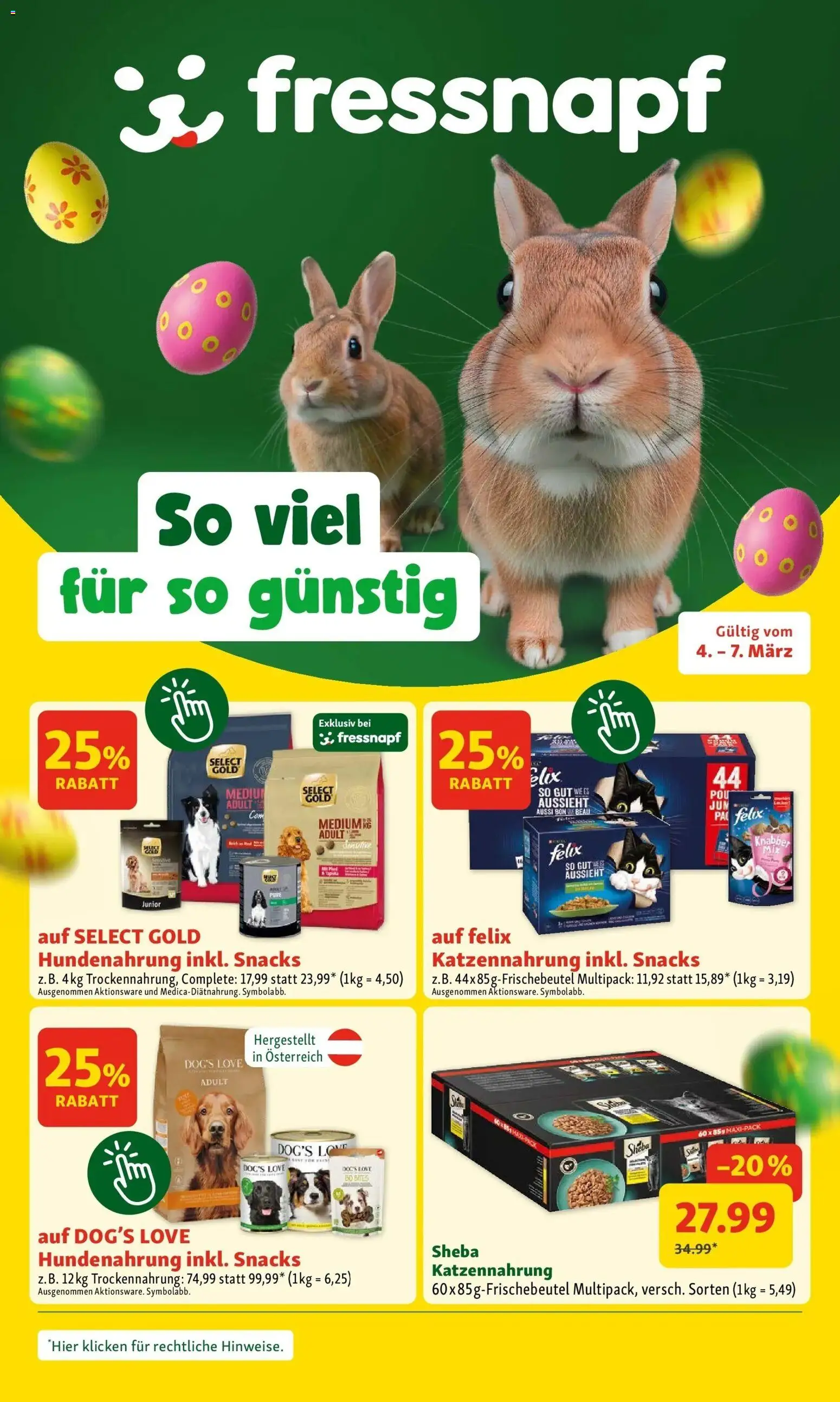 Vorschau der Angebote: Fressnapf Fressnapf Angebote 04.03. bis 07.03. gültig ab 03.03.2026