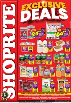 Preview of Shoprite flyer valid from 01/12/2025