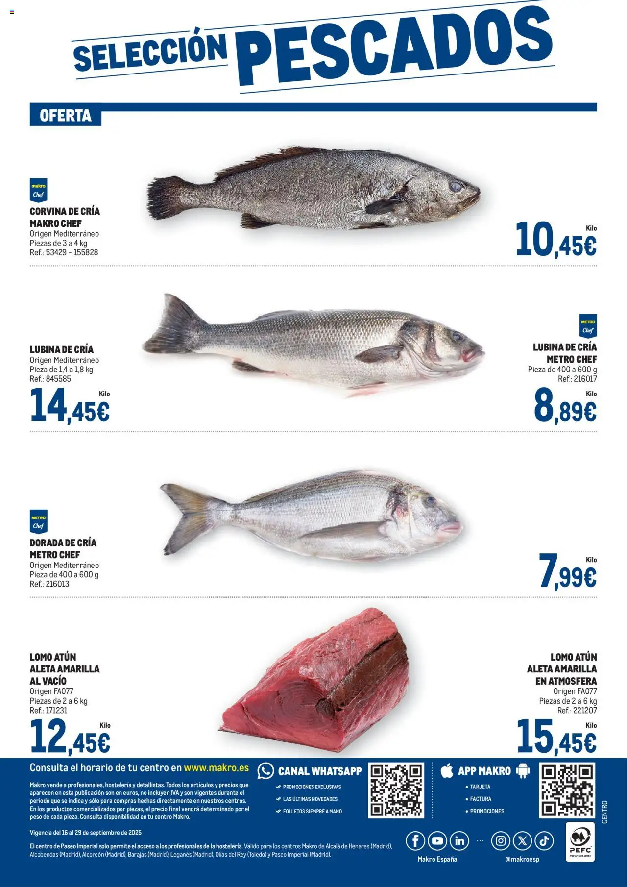 Makro Fresco > 16/09 - 29/09/2025 > Ofertas