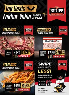 Preview of Bluff Meat Supply flyer valid from 20/04/2026