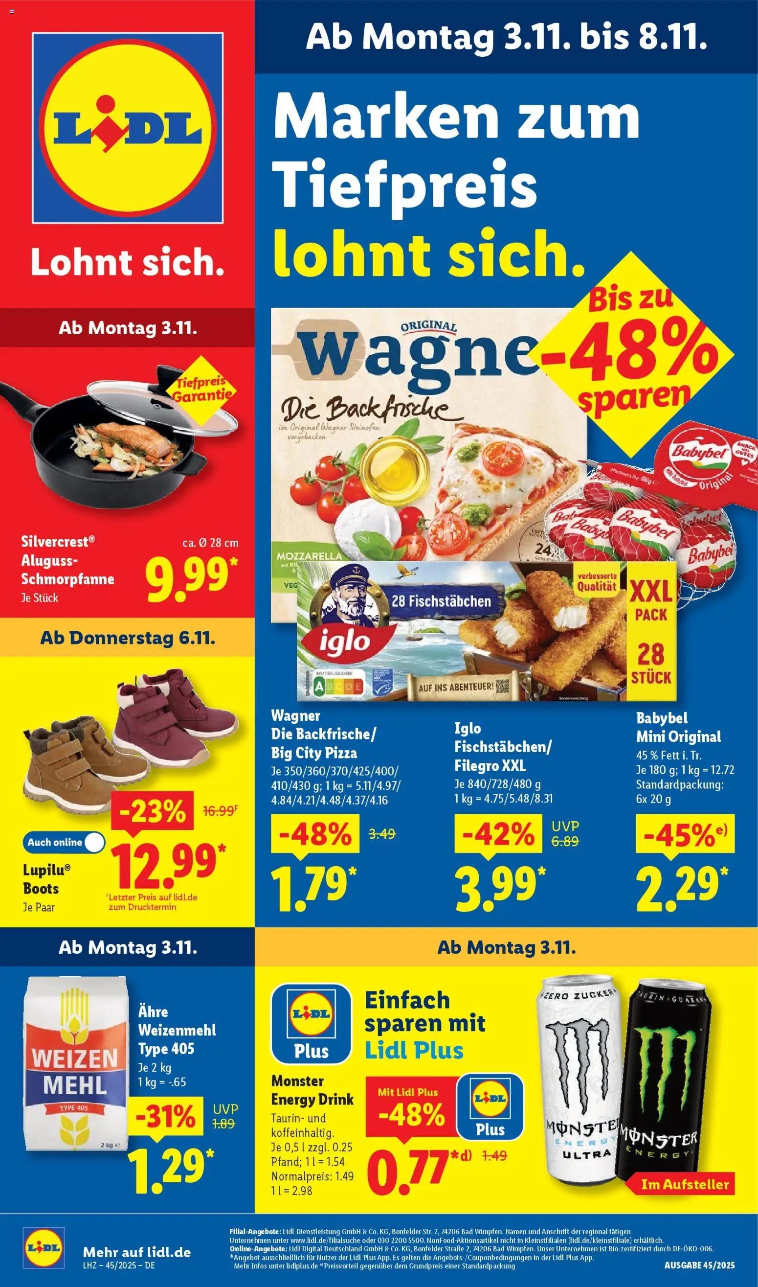 Vorschau von dem Prospekt des Geschäftes Lidl, gültig ab dem 03.11.2025