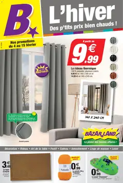 Prévisualisation de Brochure du magasin Bazarland formulaire valide 04/02/2026