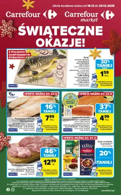 Pogląd gazetki "Świąteczne okazje" ze sklepu Carrefour ważnej od 18.12.2025
