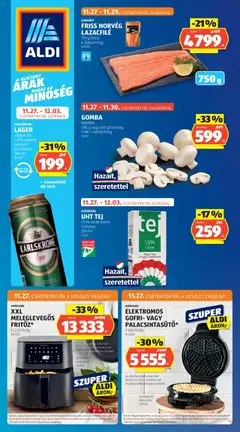 Aldi - Black Friday megtekintése, amely érvényes 2025.11.27.-től