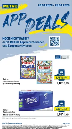 Vorschau von dem Prospekt des Geschäftes Metro, gültig ab dem 20.04.2026