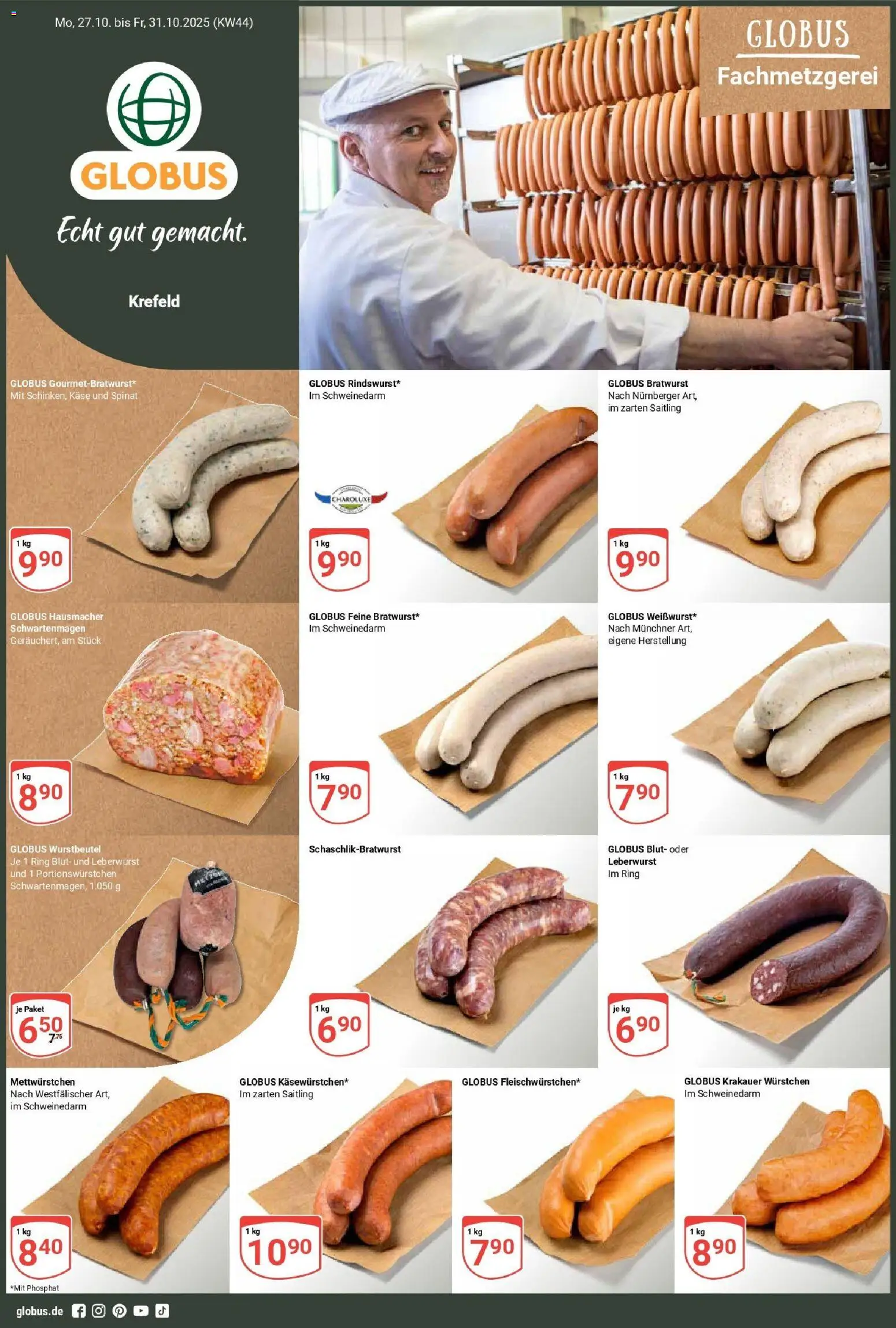 Globus Prospekt ab Montag 26.10.2025 > Prospekt Krefeld	