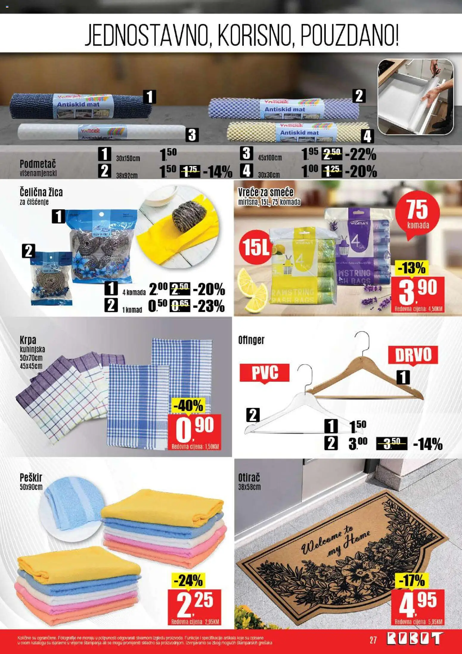 Pregled letka Katalog trgovine Robot vrijedi od 2026.01.07