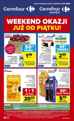 Pogląd gazetki "Weekend okazji" ze sklepu Carrefour ważnej od 02.01.2026