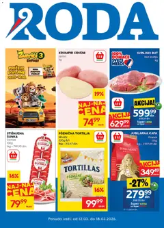 Pregled Roda kataloga - važi od 12.03.2026