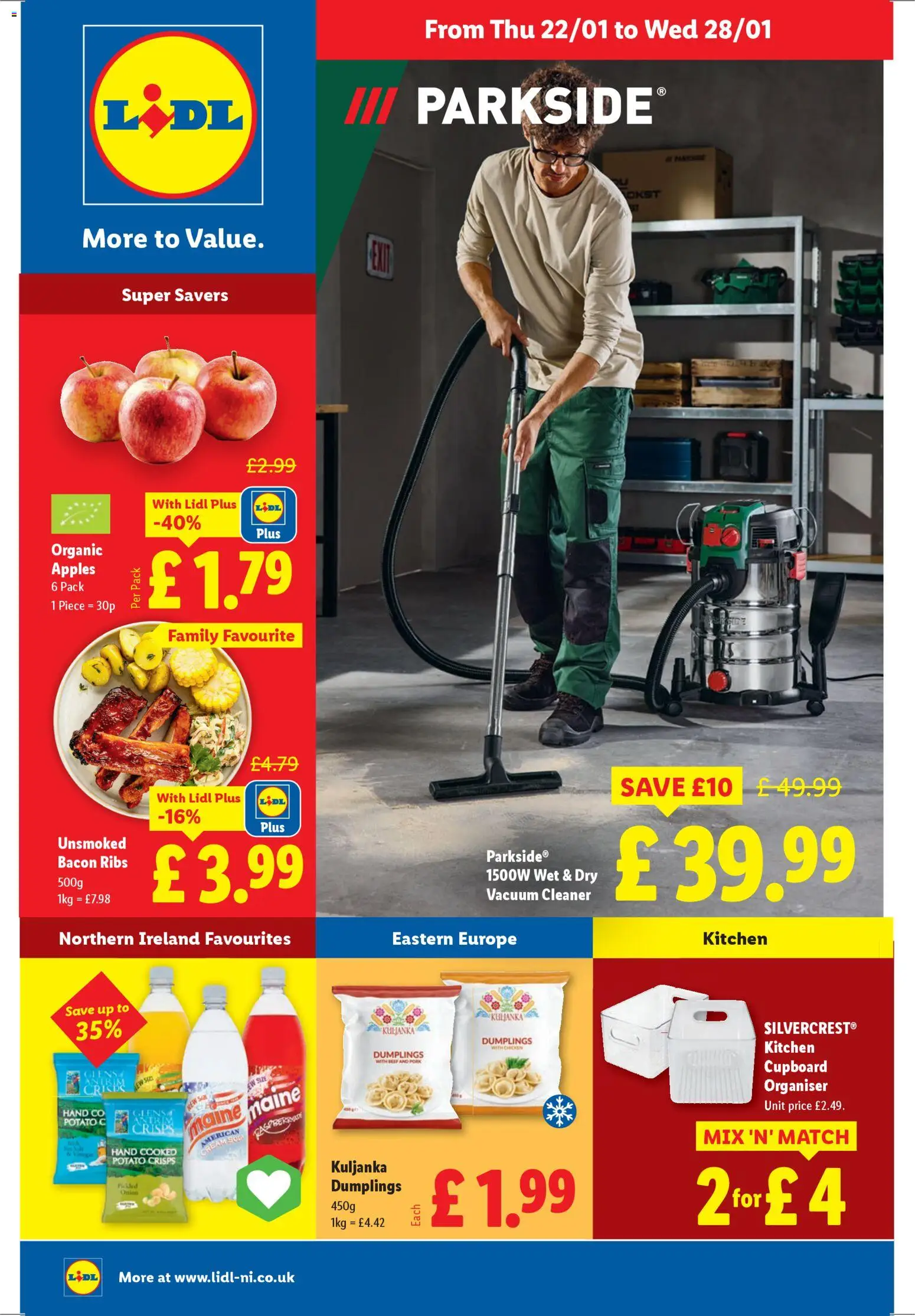 Preview of Lidl Super savers valid from 22/01/2026