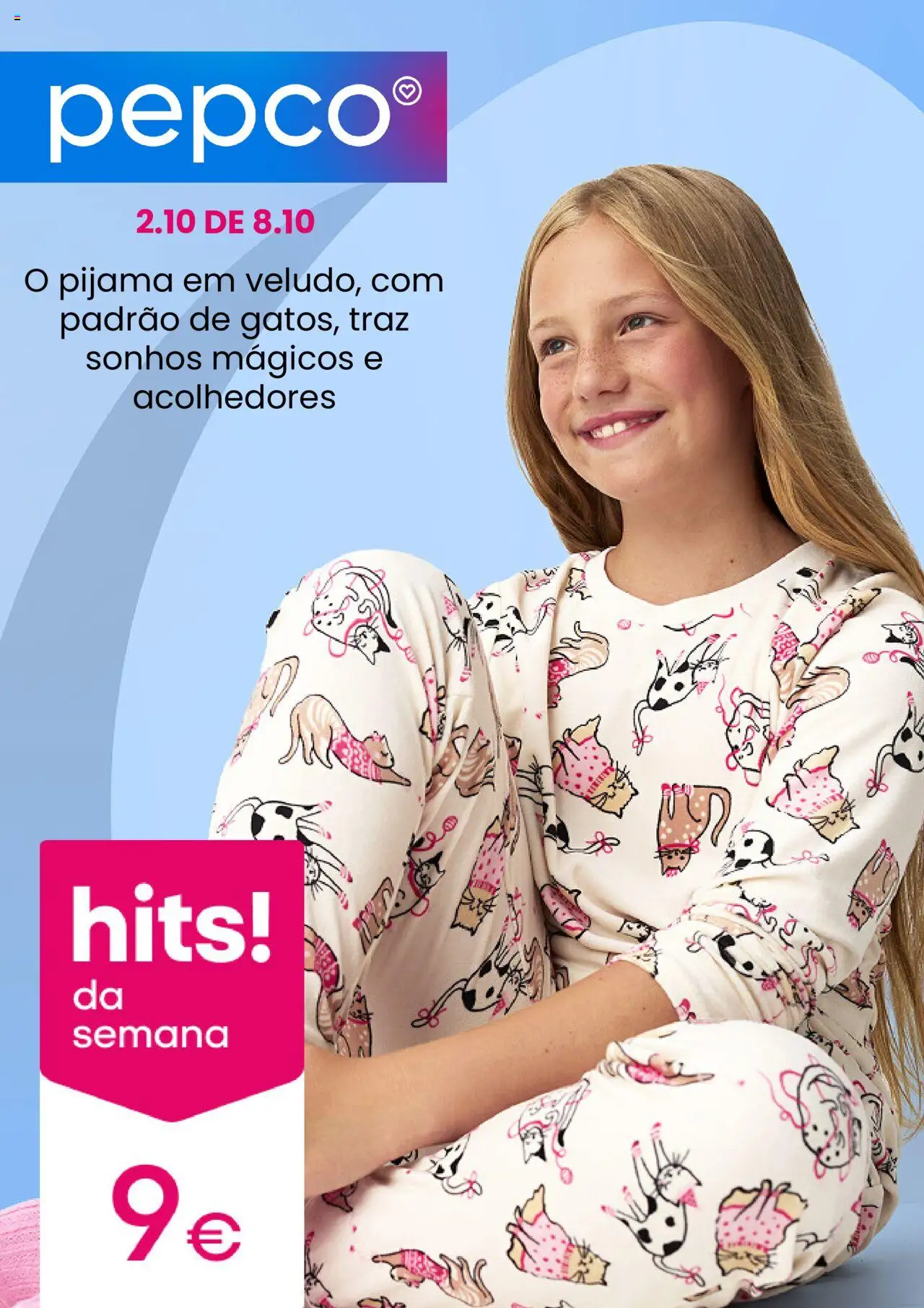 Pré-visualização do folheto da loja Pepco válida a partir de 02/10/2025 - Pijama