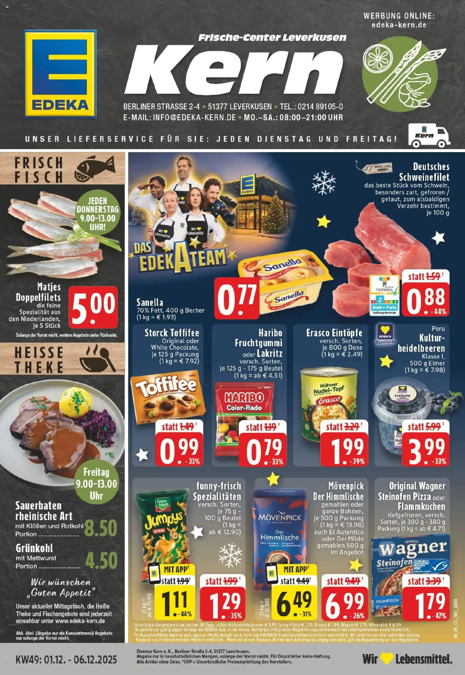 Vorschau von dem Prospekt des Geschäftes Edeka, gültig ab dem 01.12.2025