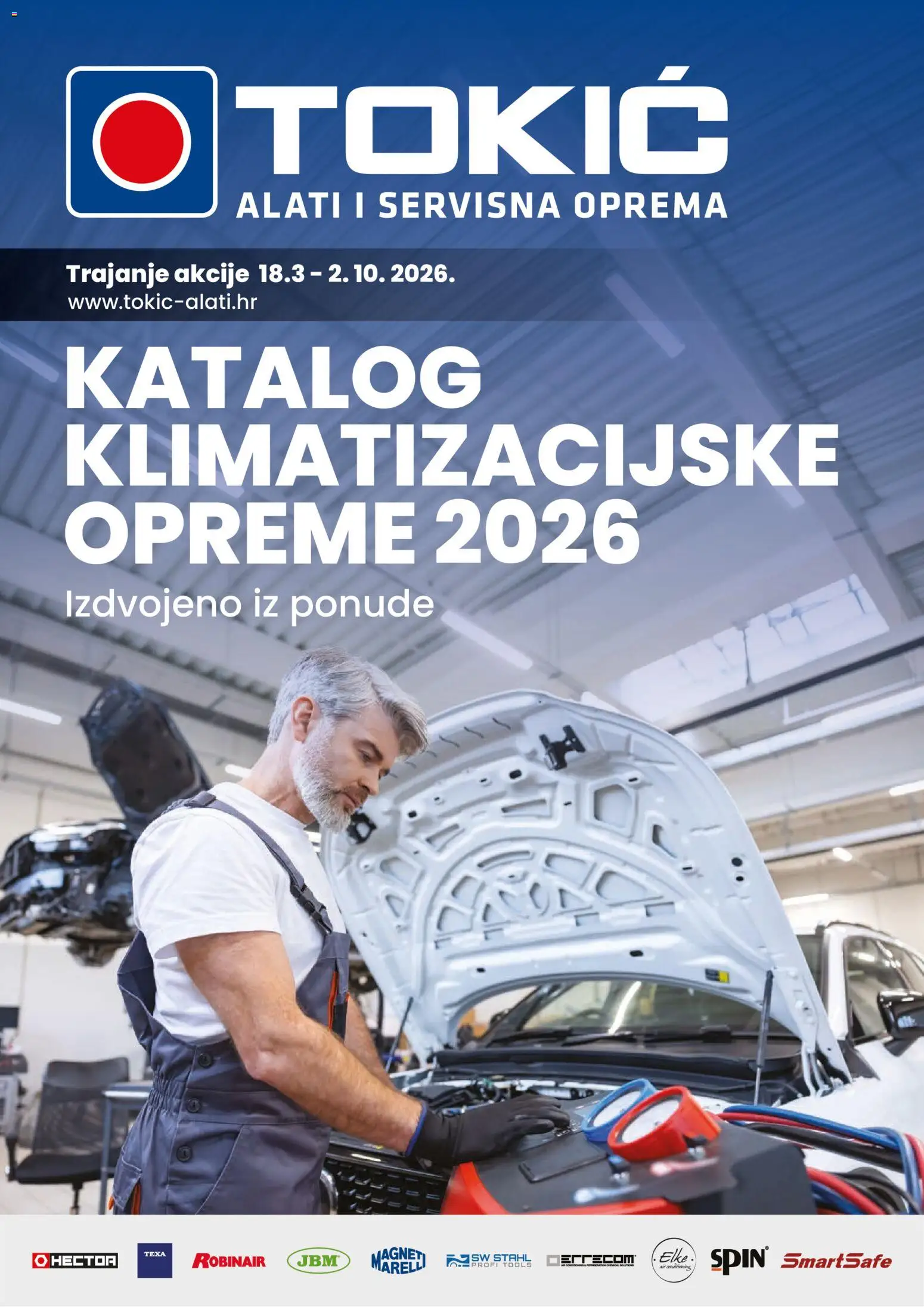 Pregled letka Katalog Klimatizacijske Opreme 2026 trgovine Tokić vrijedi od 18.03.2026