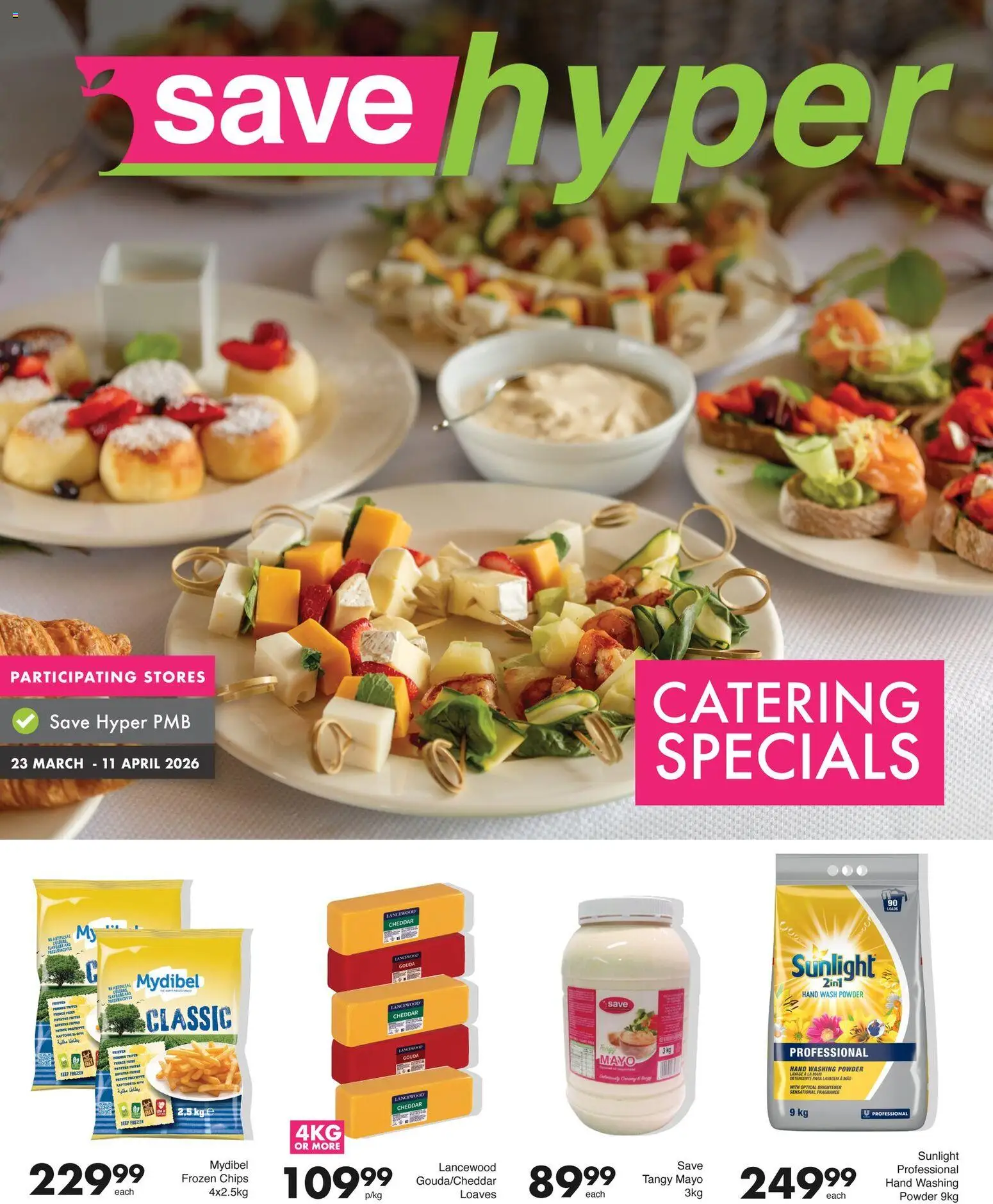 Preview of Save flyer valid from 23/03/2026 - Chips, Fragrance, Washing powder, Powder, Cheddar, Brightener