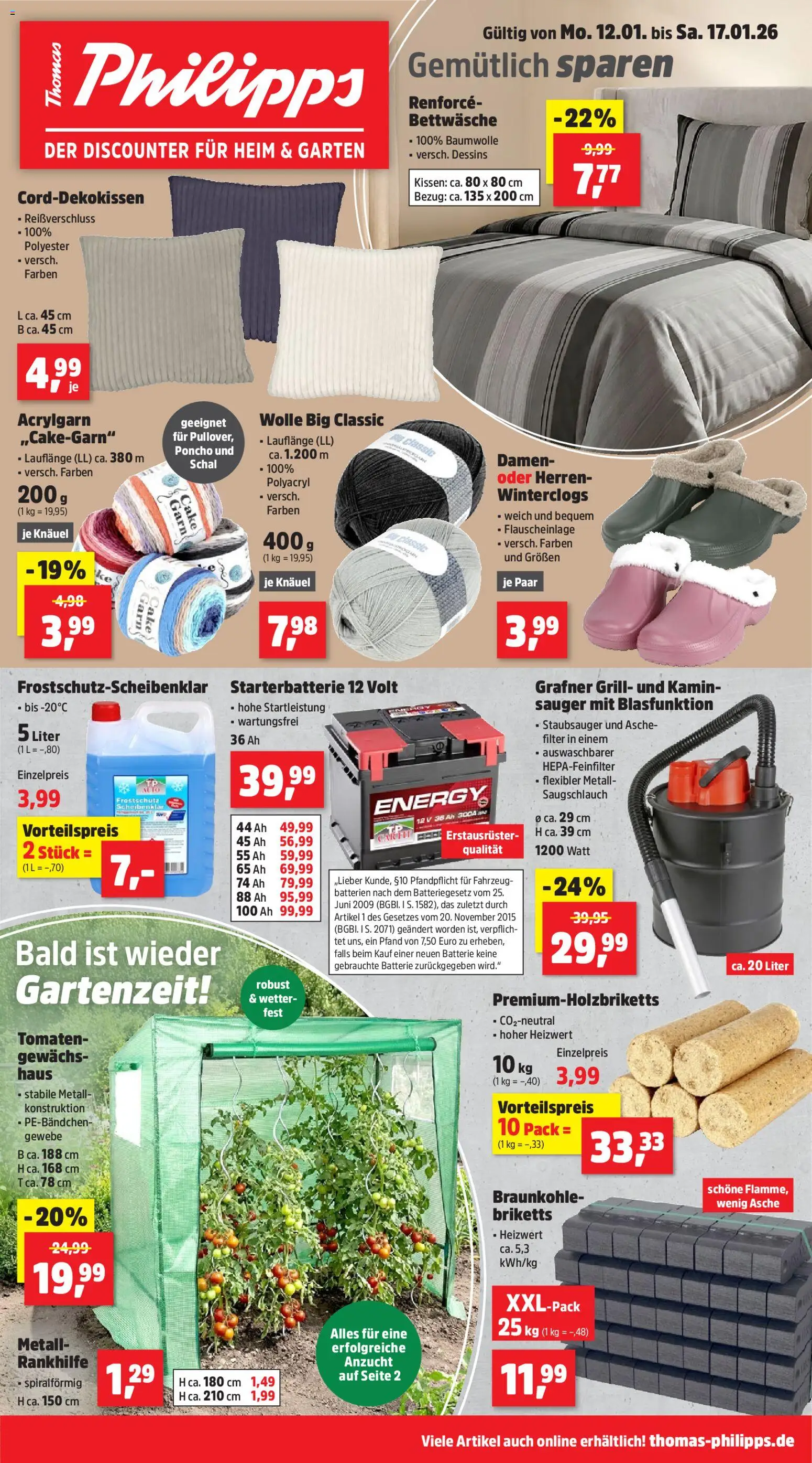 Vorschau von dem Prospekt des Geschäftes Thomas Philipps, gültig ab dem 12.01.2026