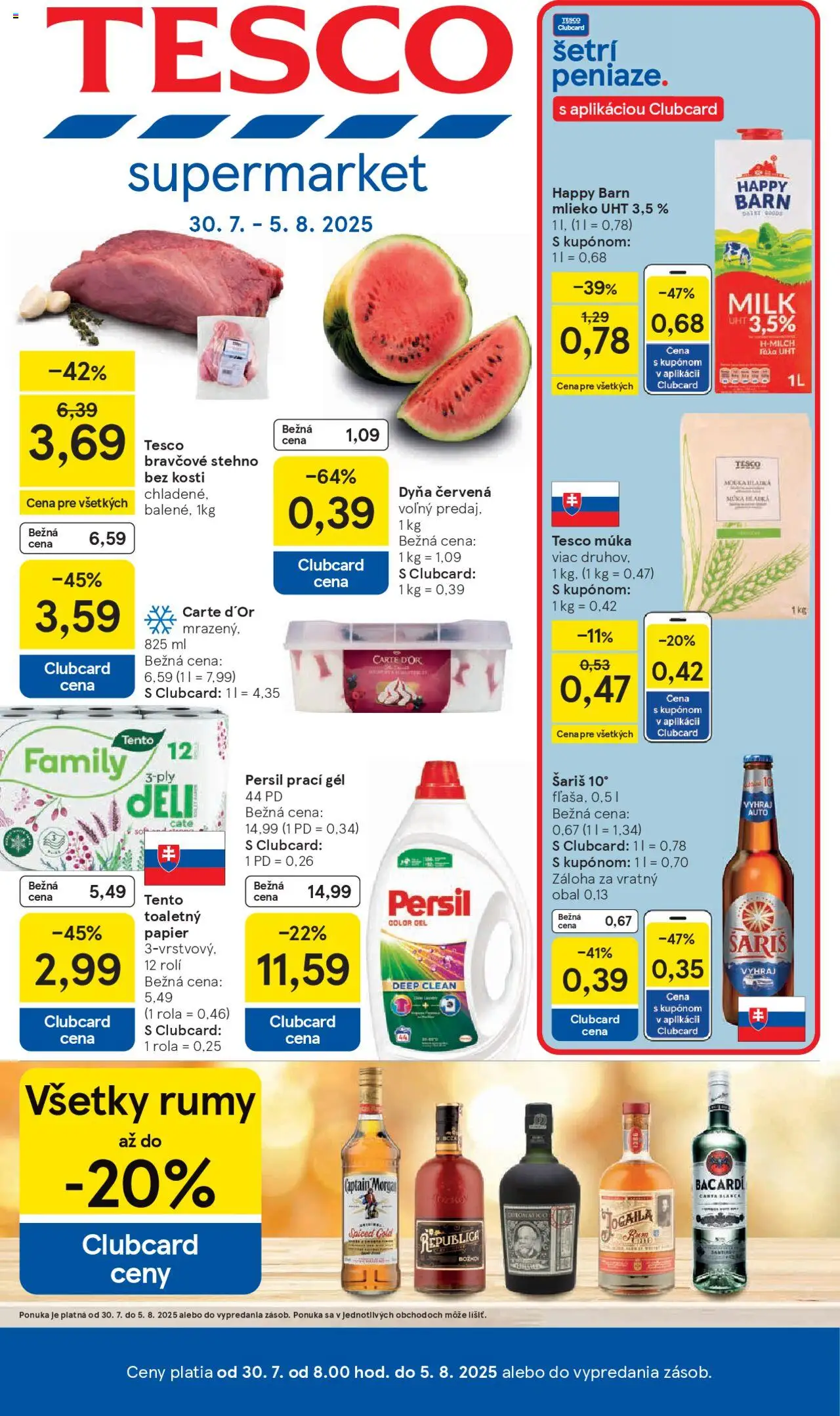 Tesco leták od 30.07.2025 - Supermarket Online