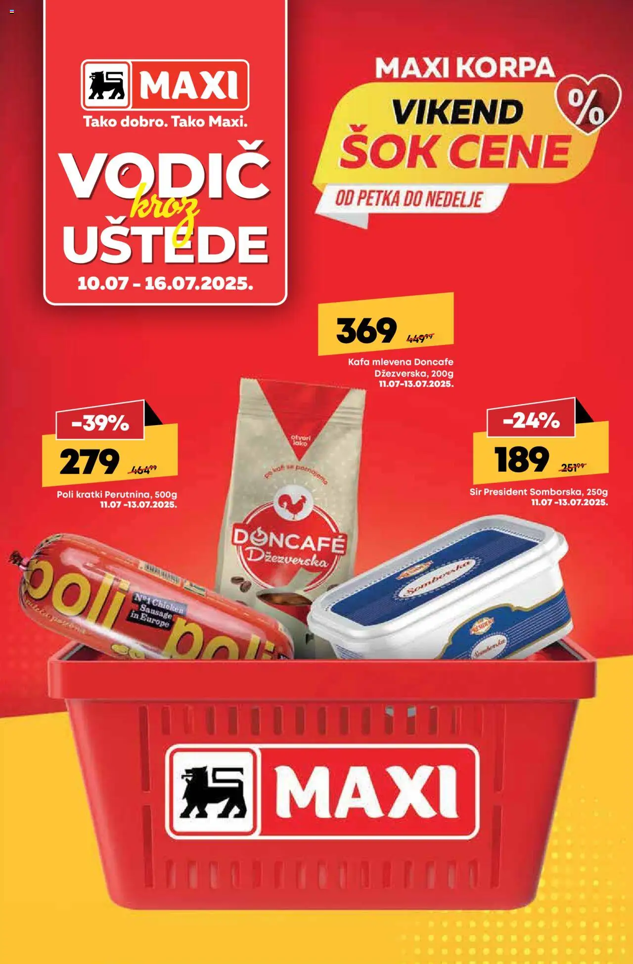 Maxi katalog važi od 10.07.2025 - stranica 1