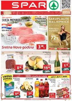 Pregled letka Katalog trgovine Spar vrijedi od 27.12.2025