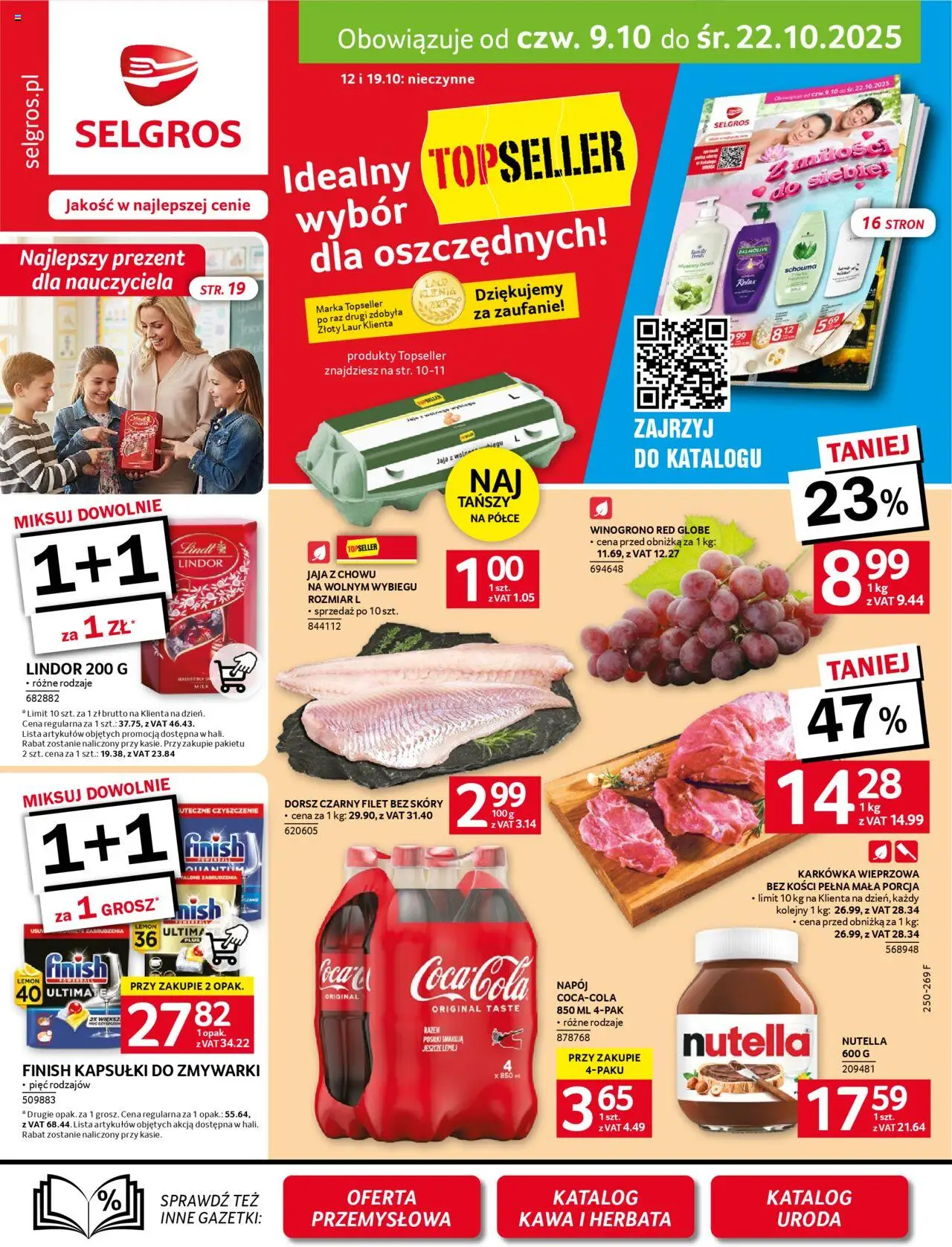 Selgros cash&carry Gazetka od 09.10.2025 - Nowa Gazetka - Numer strony 1