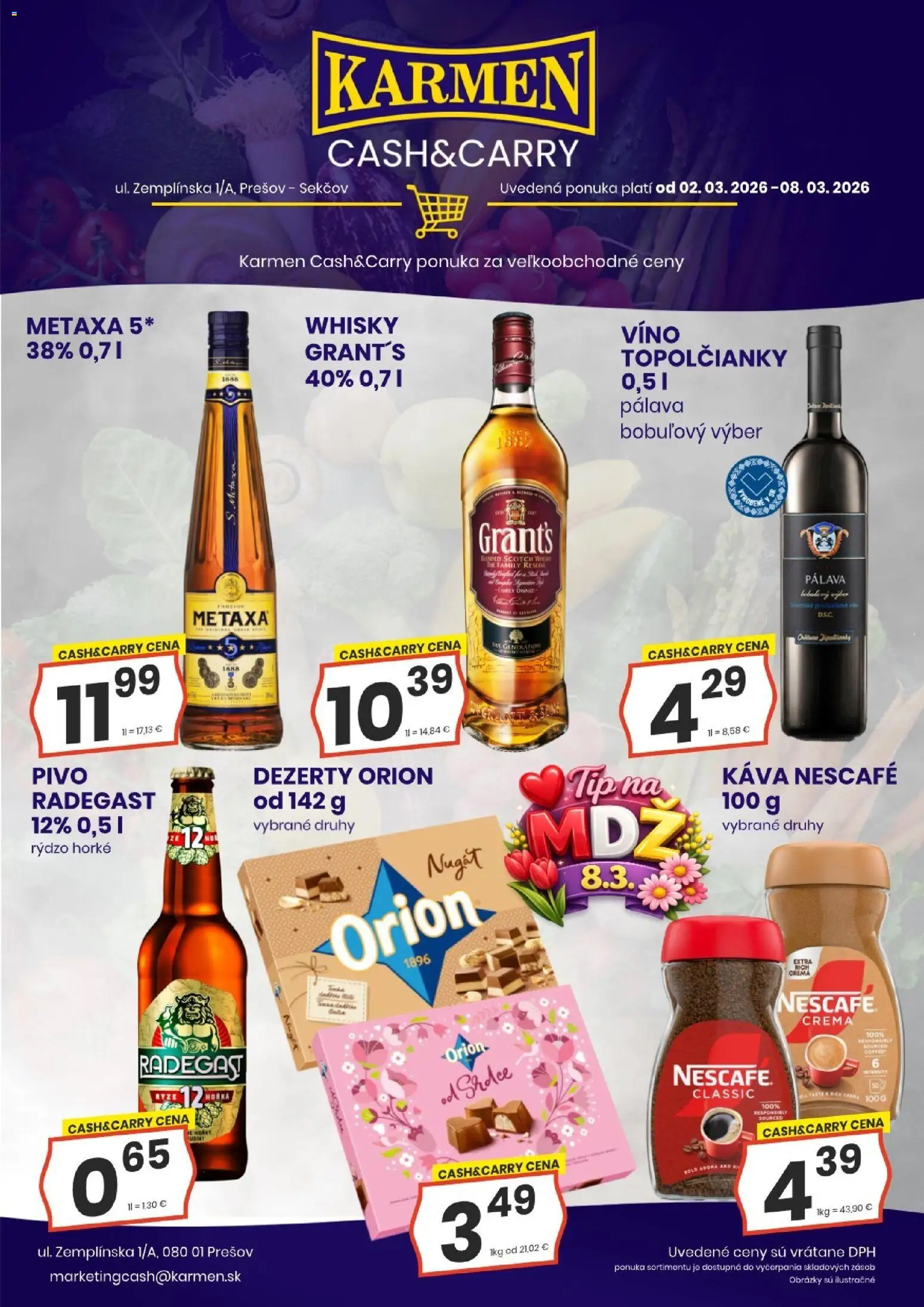 Náhľad KARMEN CBA letáku platného od 02.03.2026