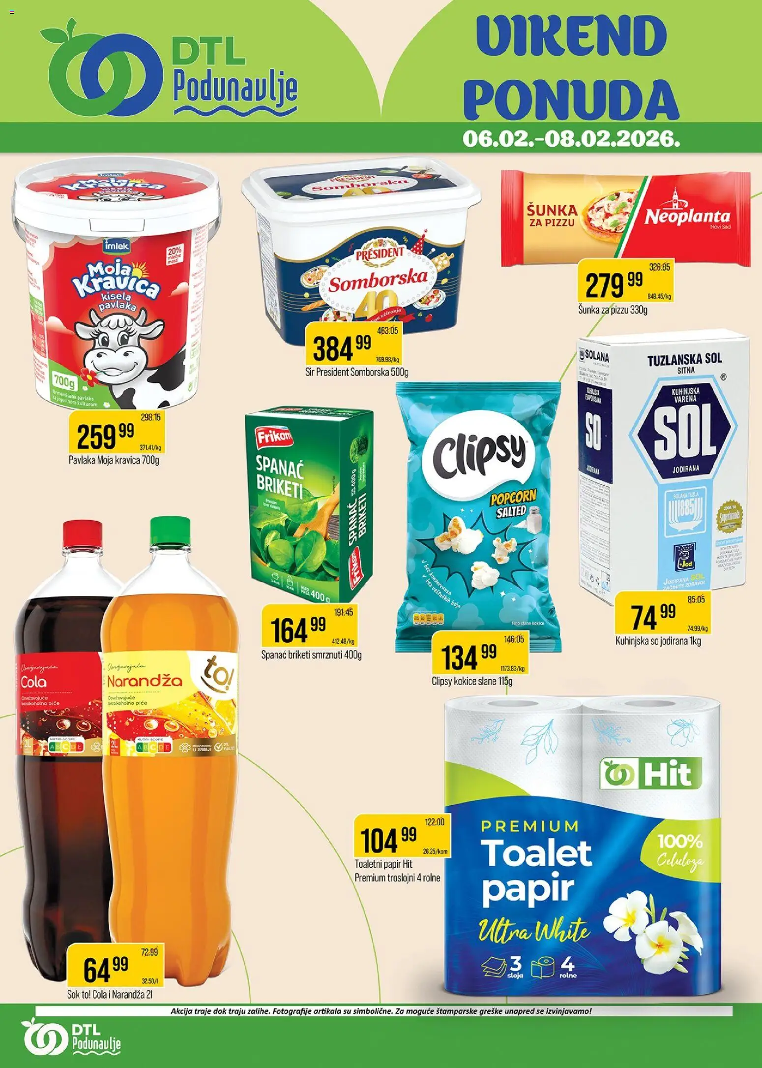 Pregled Podunavlje kataloga - važi od 06.02.2026