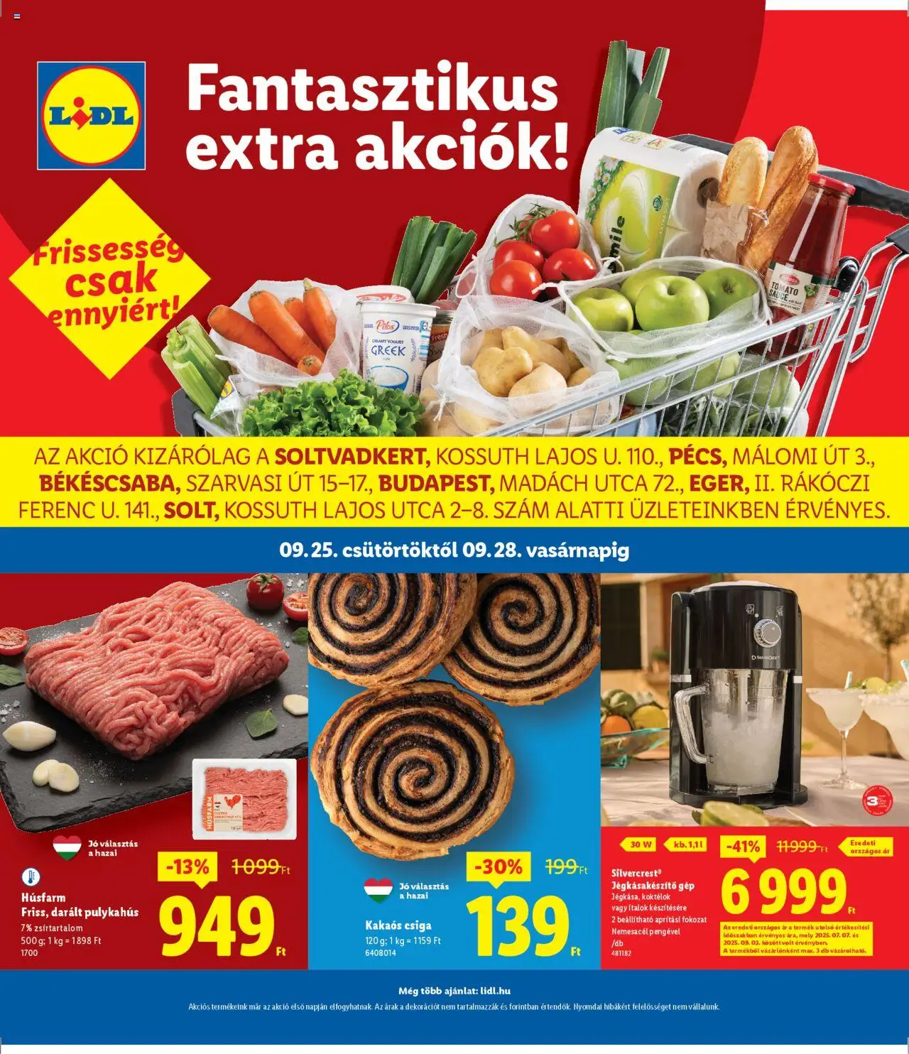 Lidl aktuális szórólap, érvényes 2025.09.25.-től - 1 oldal