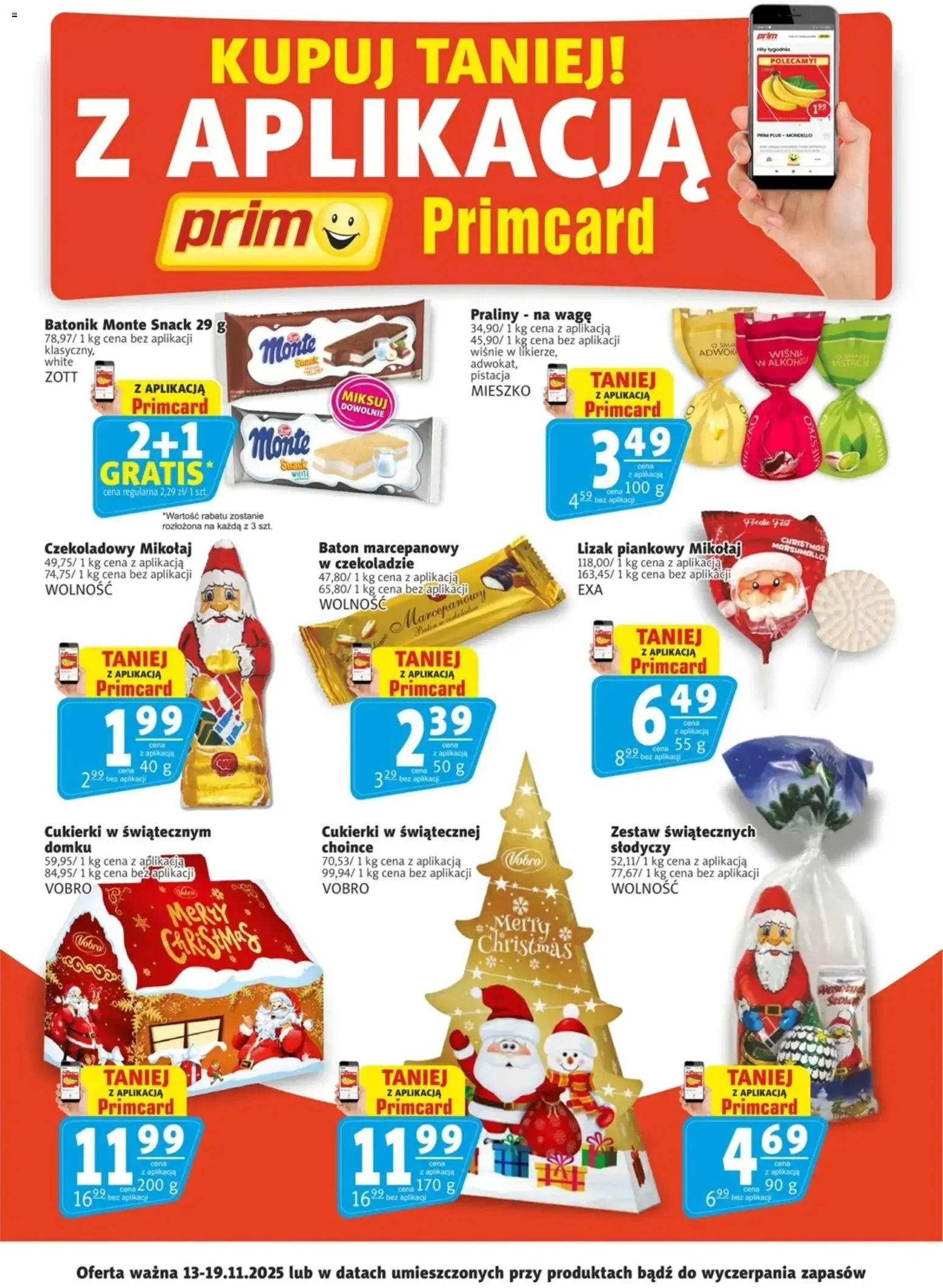 Pogląd gazetki "Promocje Primcard" ze sklepu Prim Market ważnej od 13.11.2025