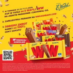 Pogląd gazetki "Konkurs - Wedel" ze sklepu Topaz ważnej od 23.10.2025