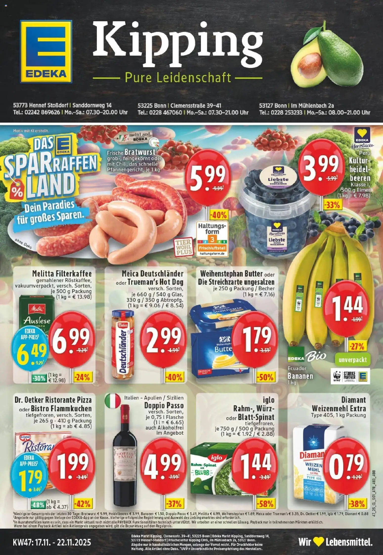Vorschau von dem Prospekt des Geschäftes Edeka, gültig ab dem 17.11.2025