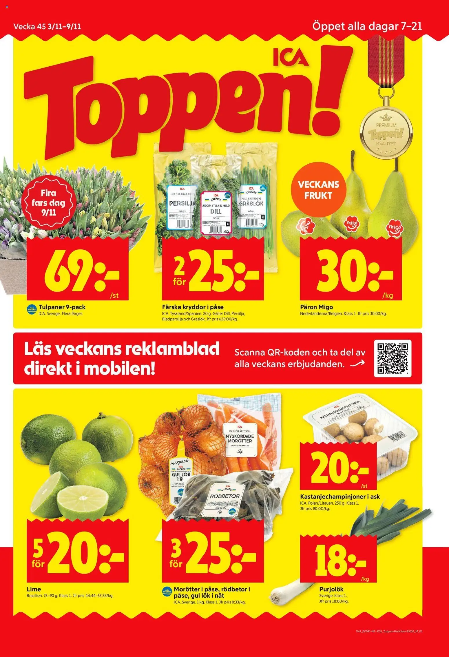 Förhandsgranska reklamblad Höllviken från butik ICA Kvantum gäller från 03/11/2025