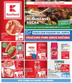 Pregled letka Split-Ravne njive trgovine Kaufland vrijedi od 13.08.2025