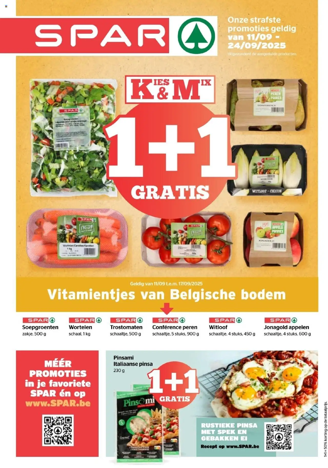 Spar Express shop Folder geldig vanaf 11/09/2025 - Paginanummer 1