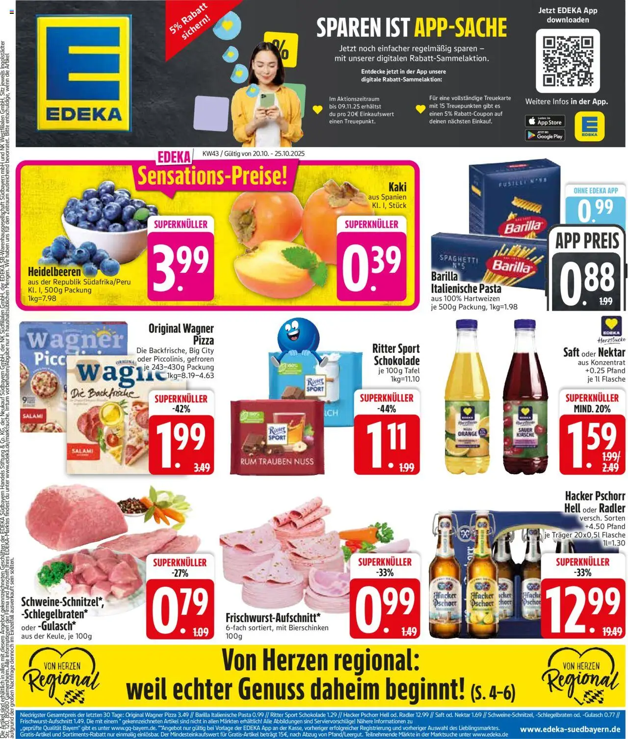 Edeka DE shop DE Folder geldig vanaf 20-10-2025 - Paginanummer 1