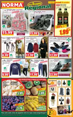 Prévisualisation de Catalogue du magasin Norma formulaire valide 15/10/2025