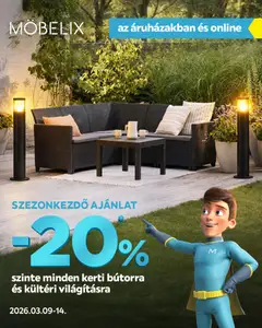 Möbelix - Möbelix szórólap megtekintése, amely érvényes 2026.03.09.-től