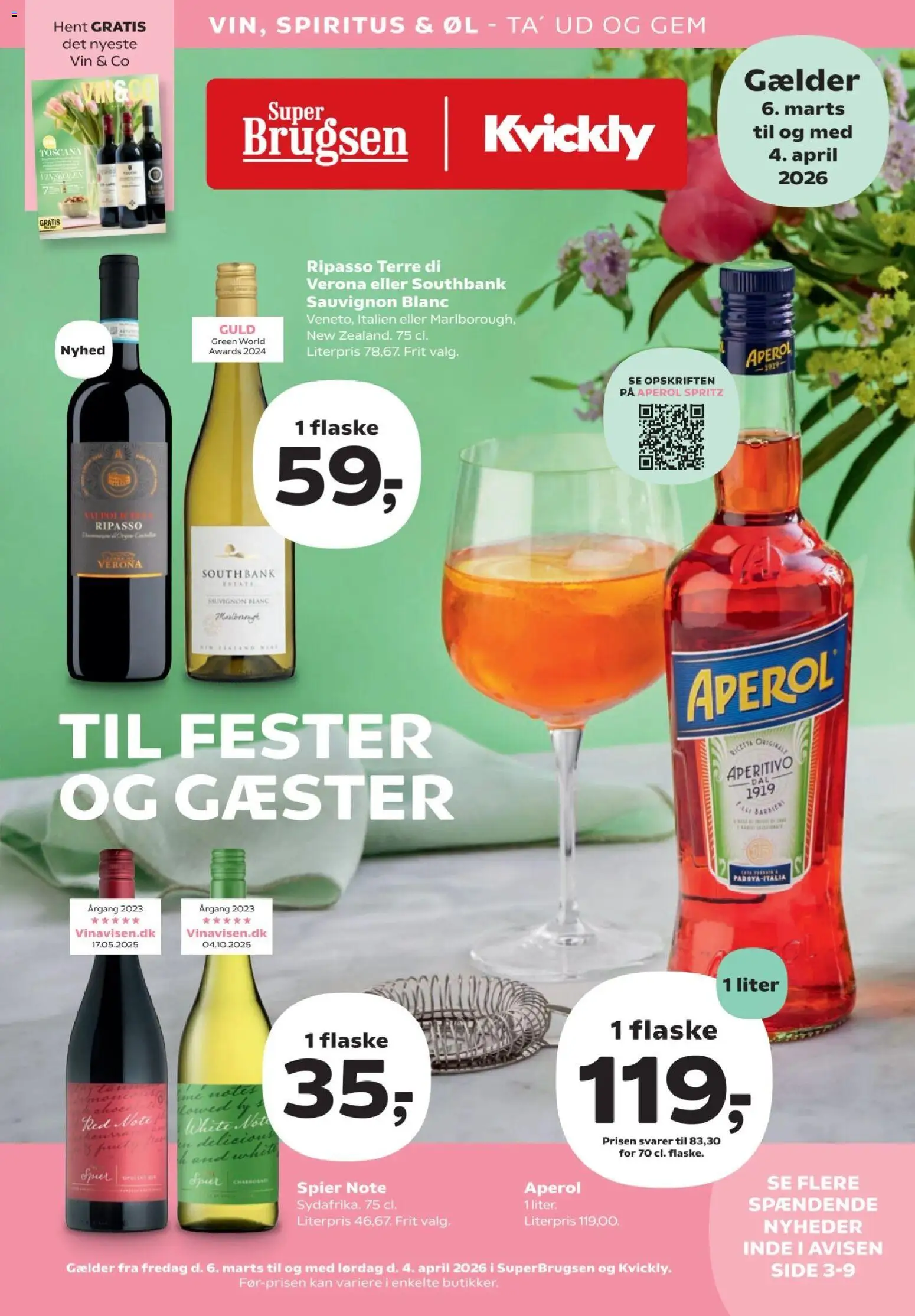 Eksempel på tilbudsavis Kvicky - Vin katalog fra butik Kvickly gyldig fra 06/03/2026