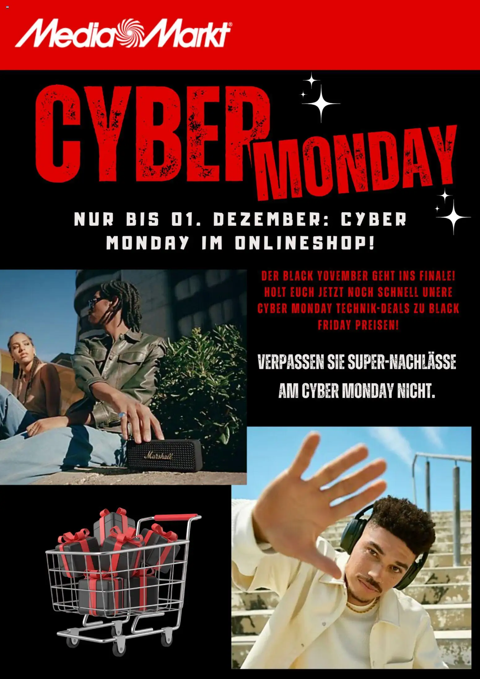 Vorschau der Angebote: Media Markt Cyber Monday gültig ab 01.12.2025