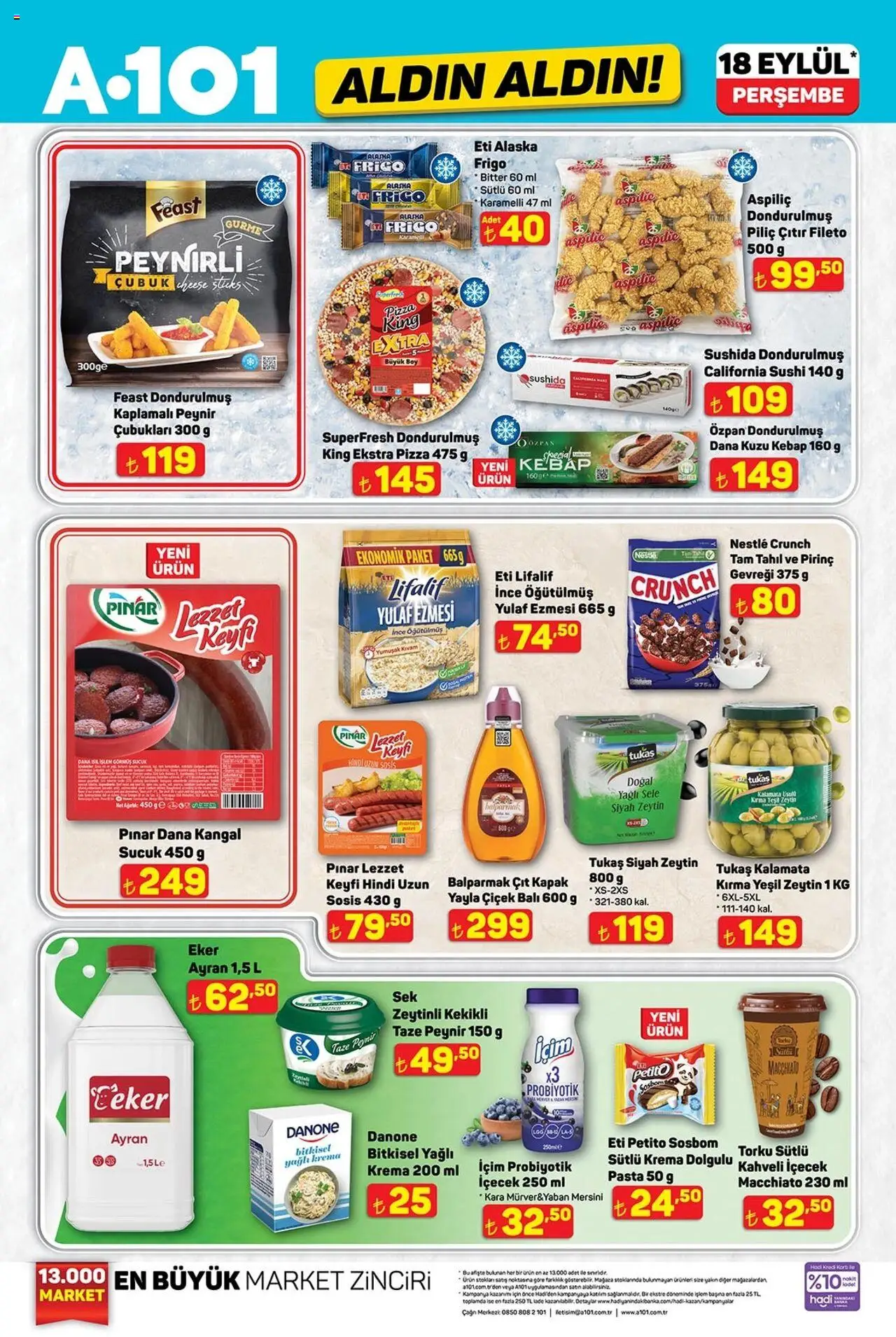A101 Katalog Aldın Aldın (18 Eylül 2025) - Broşür bu hafta - Sayfa numarası 1