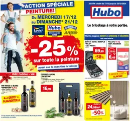 Prévisualisation de Publicité du magasin Hubo formulaire valide 17/12/2025