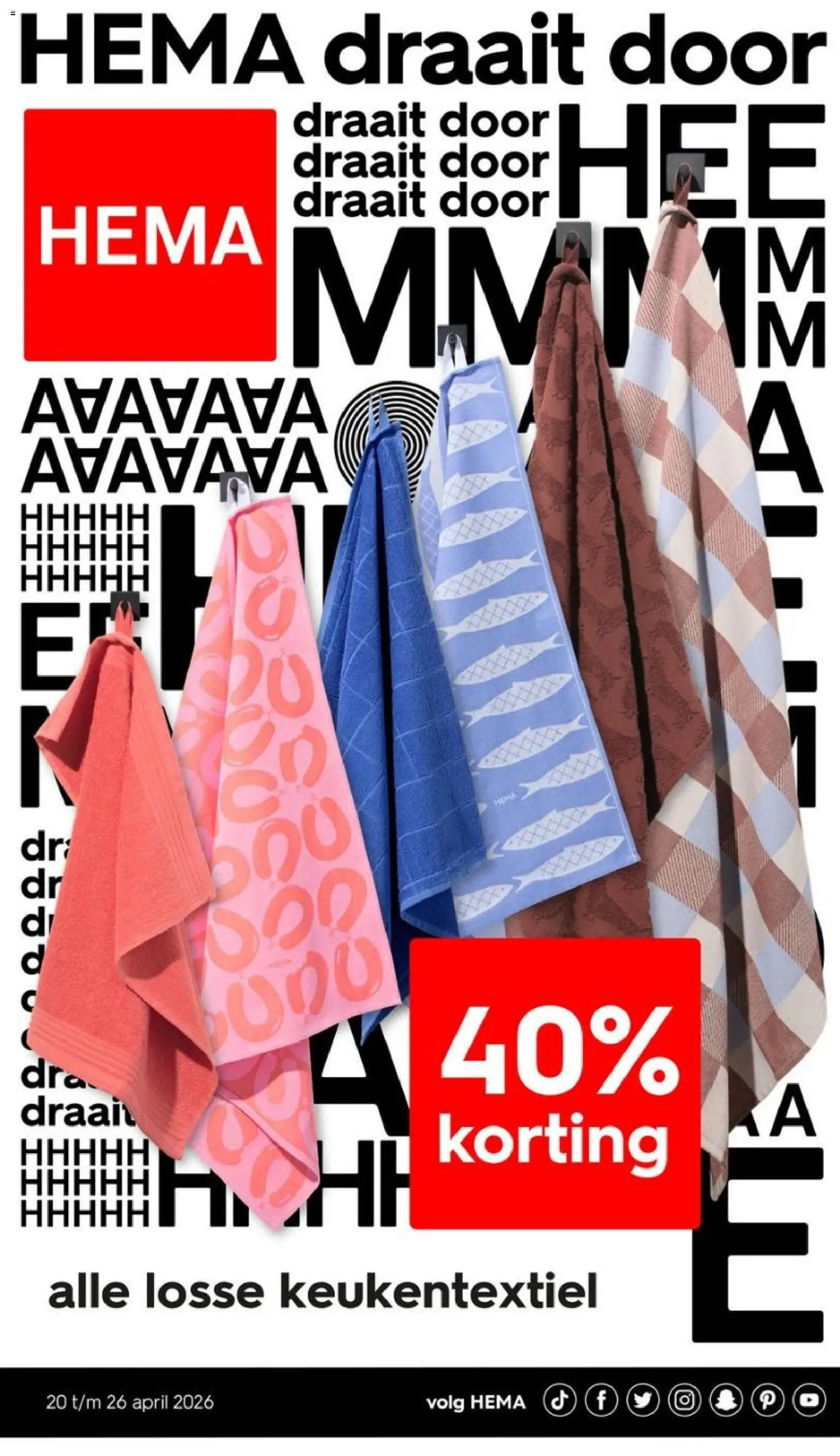Voorbeeld van Hema folder van winkel Hema geldig vanaf 20-04-2026