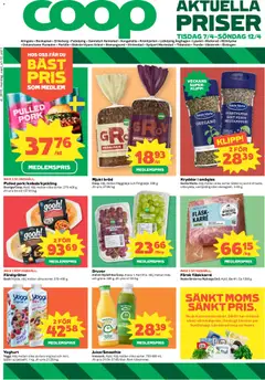Förhandsgranska reklamblad Coop erbjudanden från butik Coop gäller från 07/04/2026