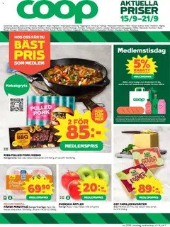 Förhandsgranska reklamblad Anderstorp från butik Coop gäller från 15/09/2025