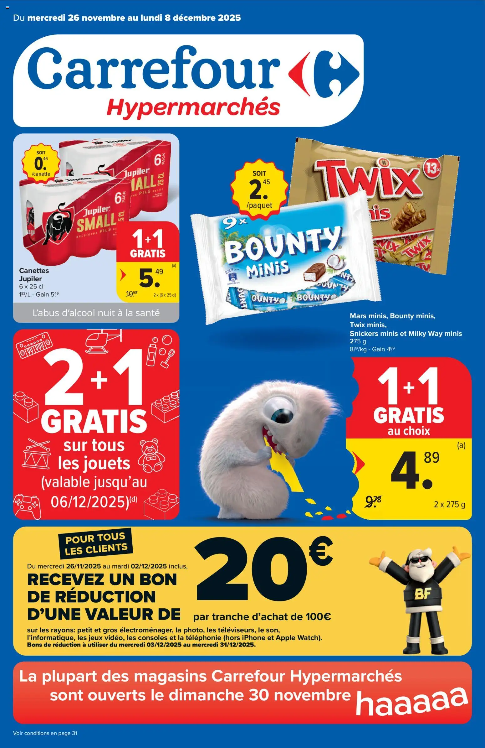 Voorbeeld van Folder de la semaine 48 van winkel Carrefour geldig vanaf 26/11/2025