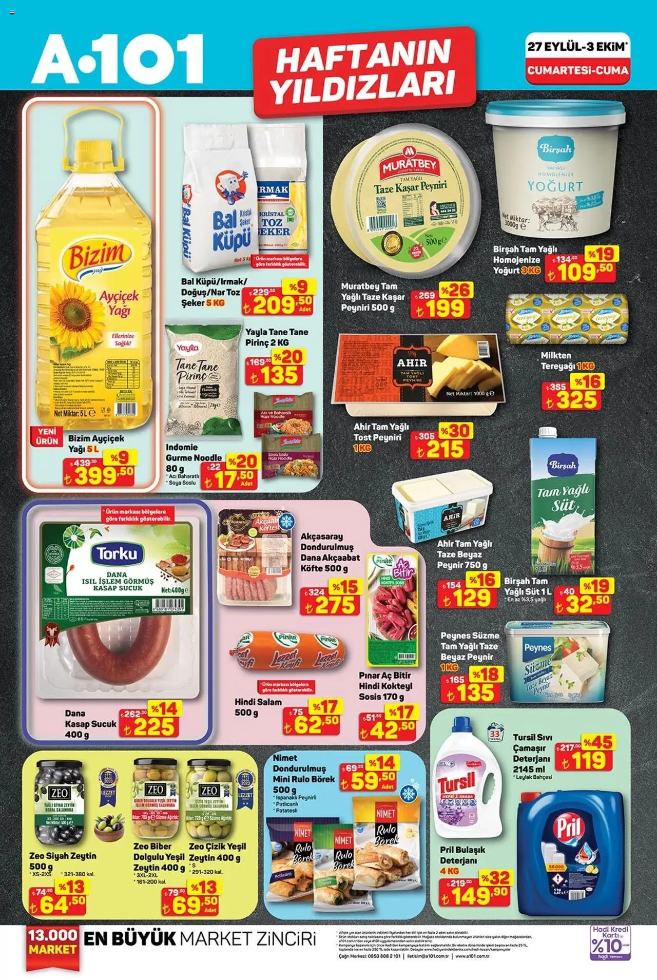 A101 Katalog (27 Eylül 2025) - Broşür bu hafta - Sayfa numarası 1