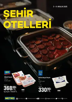 Metro Şehir Otelleri 03.12.2025 - Broşürünün önizlemesi