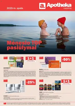 Apotheka parduotuvės leidinio Leidinys galiojančio nuo 2025.10.01 peržiūra