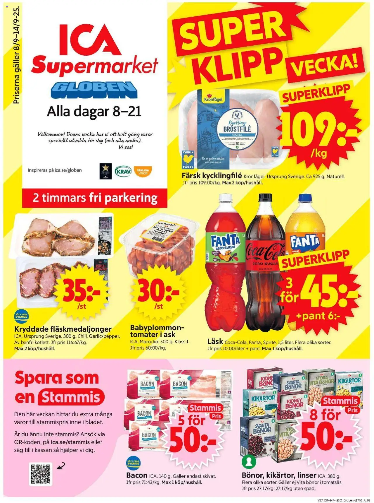 Stockholm Globen är giltig 08/09 2025 > Veckans Erbjudanden gäller från 08/09/2025 till 14/09/2025 sidnummer 1